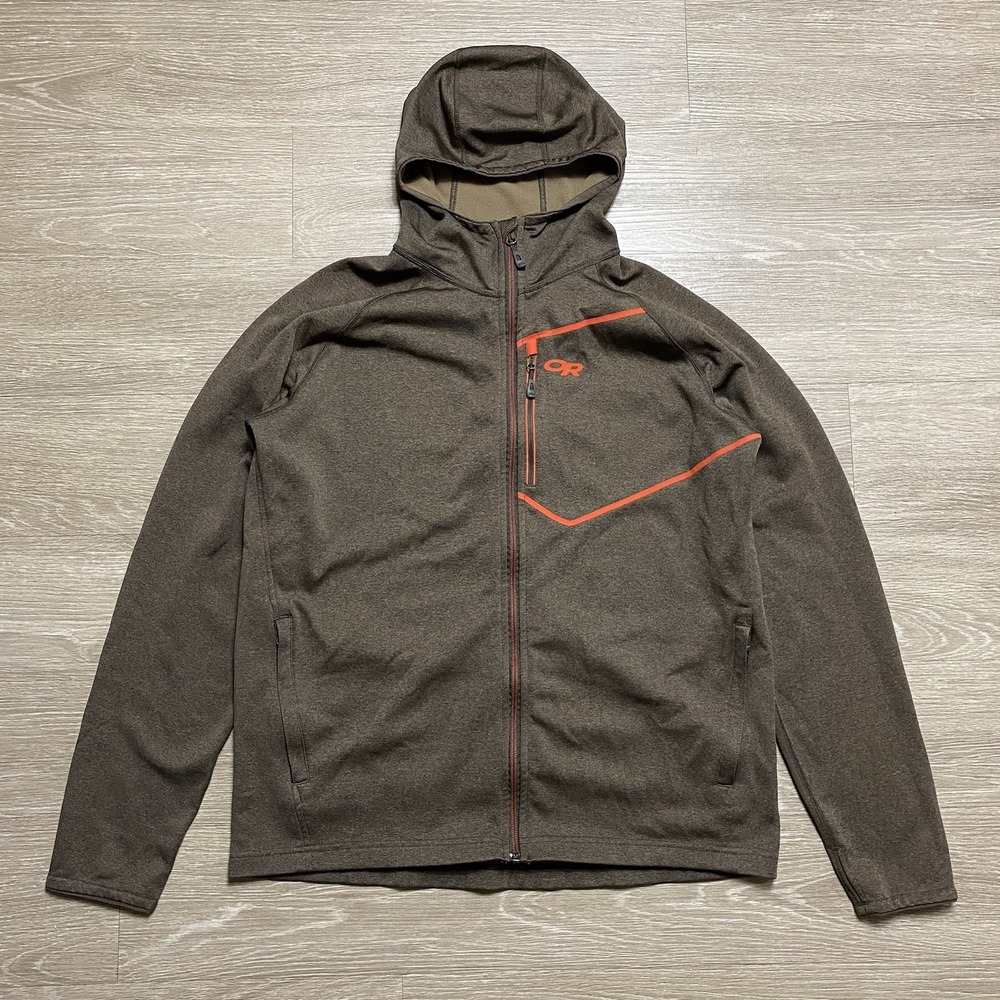 Outdoor Research Starfire Hoody Men's XL Brown Pullover Hiking Technical Outdoor